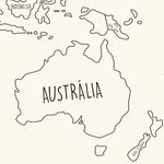 Papel de Parede - Mapa Whiteboard