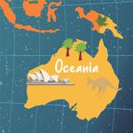 Papel de Parede - Mapa Terra no Espaço
