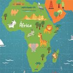 Papel de Parede - Mapa Terra no Espaço