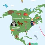Papel de Parede - Mapa Super Heroes Lego