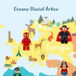Papel de Parede - Mapa Super Heroes Lego