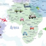 Papel de Parede - Mapa Vrum-Vrum