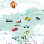 Papel de Parede - Mapa Vrum-Vrum