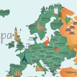 Papel de Parede - Mapa Terracota