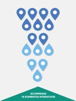 Papel de Parede Magnético - Mapa Acqua