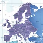 Papel de Parede Magnético - Mapa Acqua