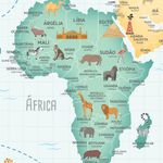 Papel de Parede Magnético - Mapa Volta ao Mundo