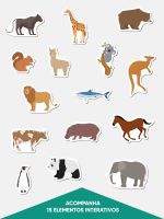 Papel de Parede Magnético - Mapa Animal Planet