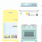Painel Magnético - Cozinha Kids