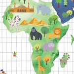 Papel de Parede Magnético - Mapa Pequenos Exploradores