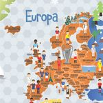 Papel de Parede Magnético - Mapa Futebol