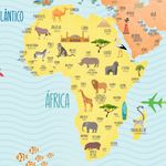 Papel de Parede Magnético - Mapa Fresh