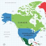 Papel de Parede Magnético - Mapa Flags