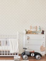 Papel de Parede - Listrado Mini Flor-de-Lis