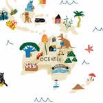 Papel de Parede Magnético - Mapa Caça ao Tesouro