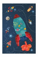 Tapete Playmat - Foguetes