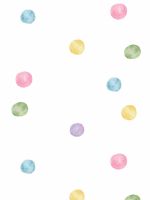 Papel de Parede - Watercolor Bubbles