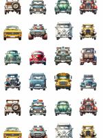 Papel de Parede - Vintage Cars