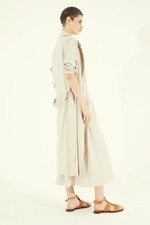 Trench Coat Fluido Clay