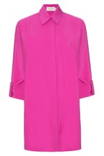 Camisa Lilly Longa Rosa Shocking