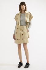 Saia Mini Trench Aveia