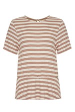 Camiseta Babados Malha Khaki