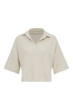Top Polo Malha White