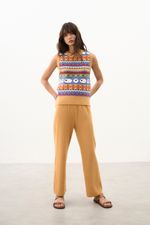Calça Tricot Reta