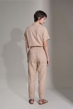 Calça Recortes Khaki