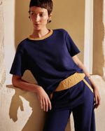 Blusa Square Malha Az