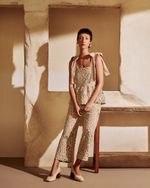 Top Beta Lace Khaki
