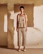 Top Beta Lace Khaki