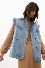 Parka Recortes Classic Denim