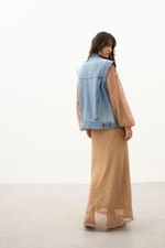 Parka Recortes Classic Denim