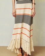 Saia Franja Tricot