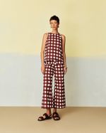 Calça Sarja Pockets Vichy