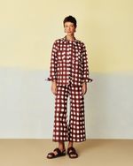 Jaqueta Sarja Vichy Bordado