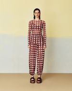 Calça Luna Tule Flor Vichy