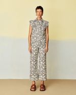 Parka Recortes Jacquard