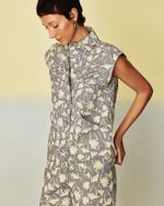Parka Recortes Jacquard
