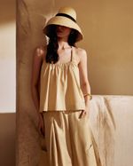 Top Cross Minimal Khaki