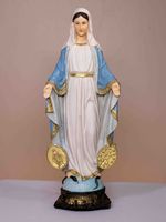 IMAGEM NOSSA SENHORA DAS GRAÇAS COM MEDALHA 30 CM