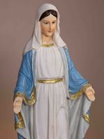 IMAGEM NOSSA SENHORA DAS GRAÇAS COM MEDALHA 30 CM