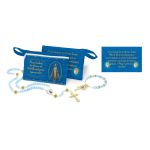 KIT  TERCO  PULSEIRA E  BOLSA COM ZIPER - NS DAS GRAÇAS