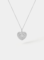 Pingente Heart Baguete Medio