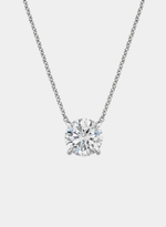 Colar Solitário Diamante Lab Grown 2ct Brilhante
