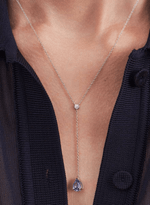 Lariat Cristal Roxo