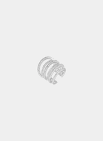 Piercing Seis Fileiras Pavé