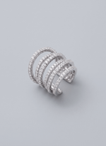 Piercing Seis Fileiras Pavé