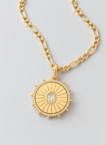 Pingente Medalha Raiada Com Oval